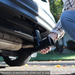 EcoHitch Stealth hitch design diagram - concealed cross tube with removable receiver