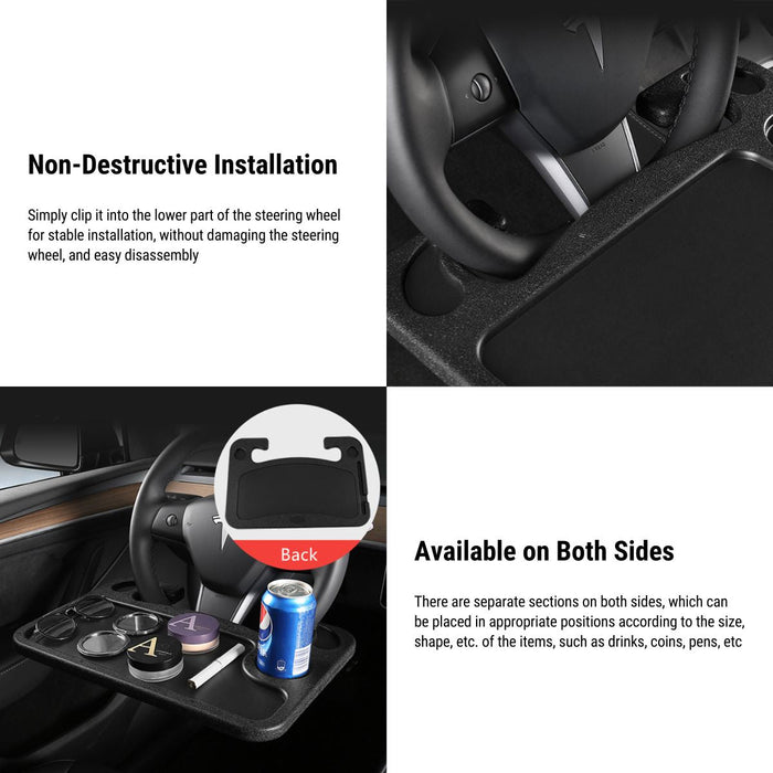 Steering Wheel Desk for Tesla Model 3/Y/S/X