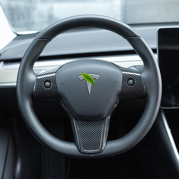 Steering wheel patch for Tesla Model 3 2021-2023.10 & Model Y 2020-2025.03