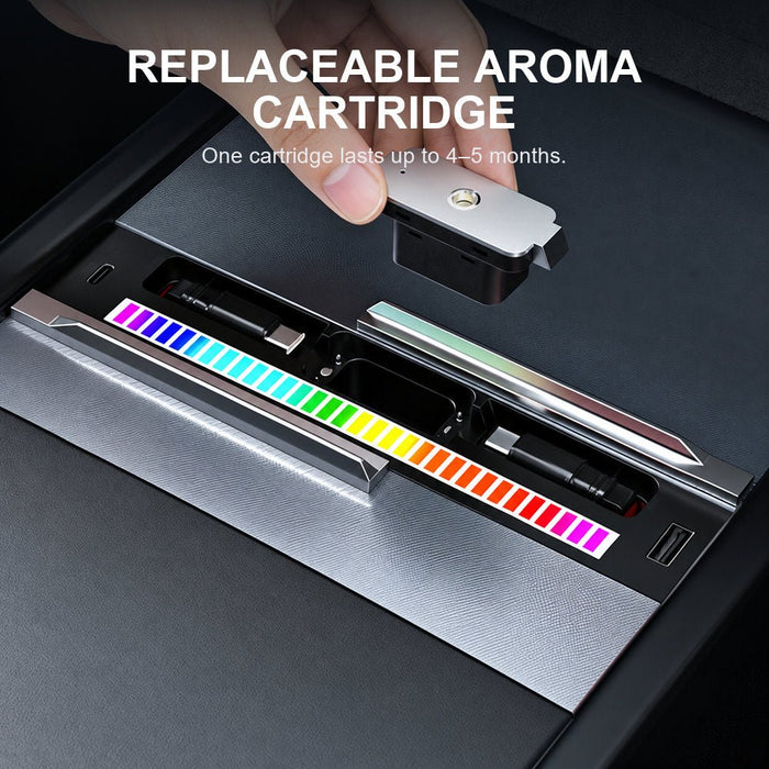 116W Smart Aroma RGB Center Console Hub for Tesla Model 3/Y/YL