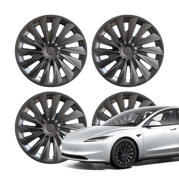 TESERY 18″ Blade Wheel Cover For Model 3 Highland (4PCS)