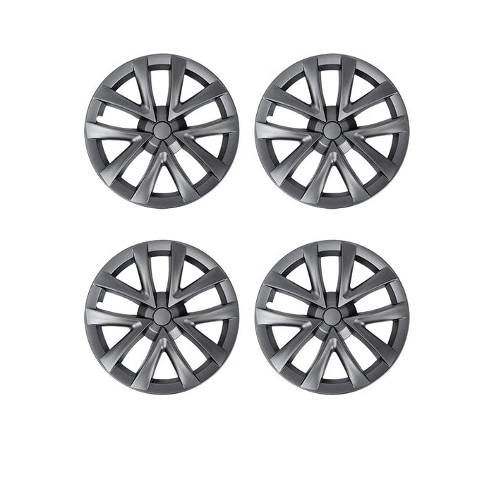 TESERY 18″ Wheel Caps S Plaid Style for Tesla Model 3 (4PCS)