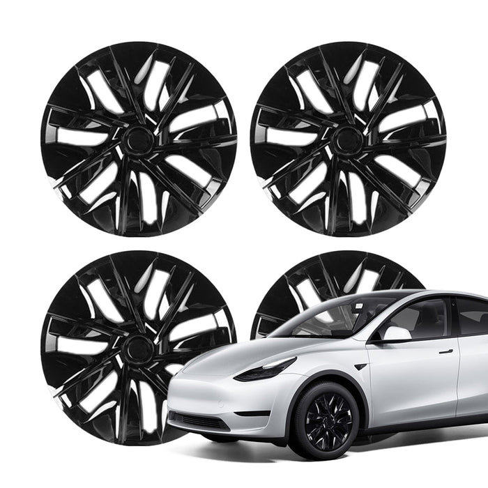 TESERY 19″ Gemini Dark Wheels Cover for Model Y (4PCS)