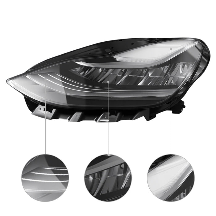 Full LED Headlight Replacement for Model 3 (17-20) & Model Y (20-21) 丨1077371/1077372