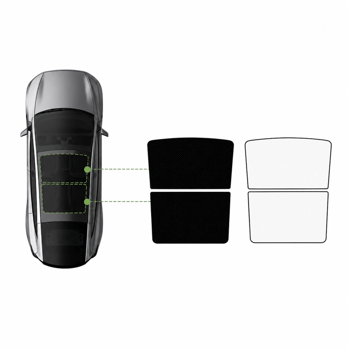Glass Roof Sunshade for Model YL 6-Seater