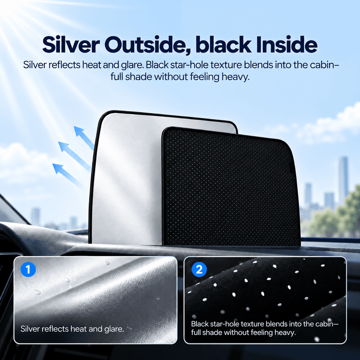 Glass Roof Sunshade for Model YL 6-Seater