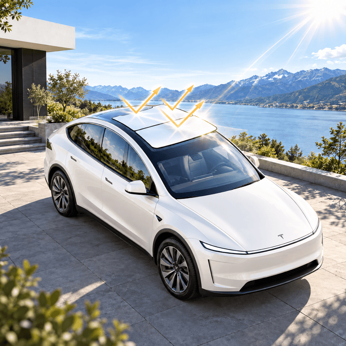 Glass Roof Sunshade for Model YL 6-Seater