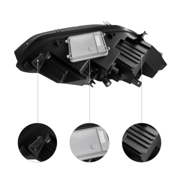TESERY LED Headlight Replacement for Model X (16-23)