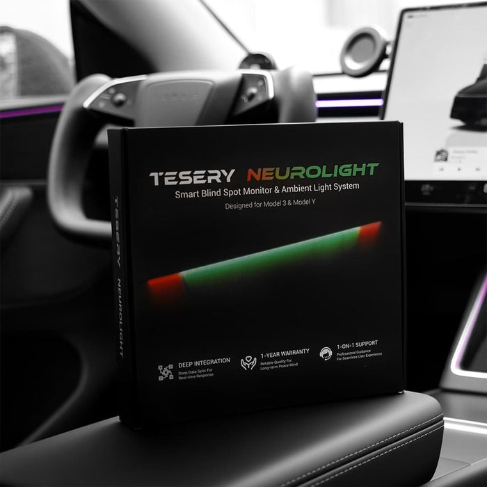 TESERY NeuroLight丨Model 3/Y Dashboard RGB Lights with Integrated BSD System