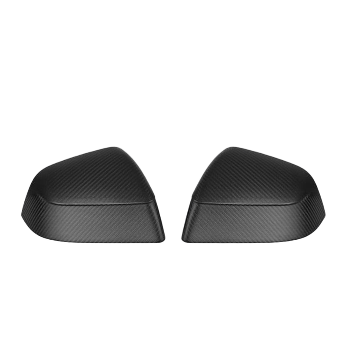 Carbon Fiber Mirror Covers for Model 3 / Y | Juniper Style | 3 Finishes | 3M Adhesive