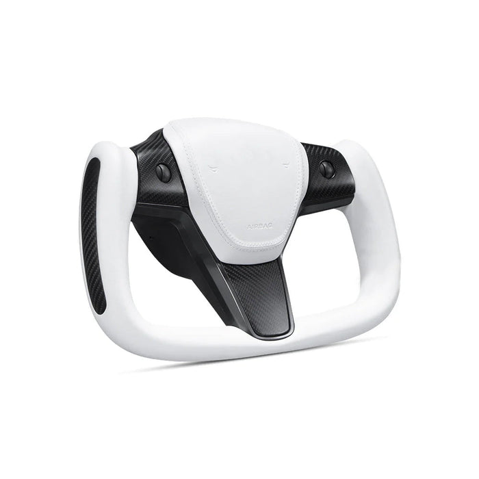 TESERY Yoke Carbon Fiber Steering Wheel for Model 3 / Y【Style 37】