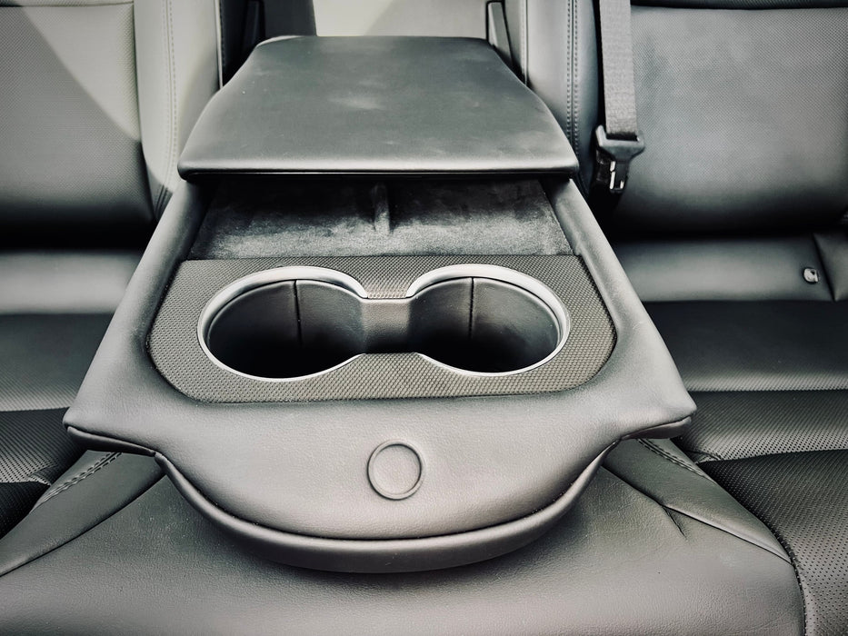 Interior Vinyl Wrap Kit | Tesla Model X 2021-2026 (Refresh)- Plaid Style Black Carbon Fiber