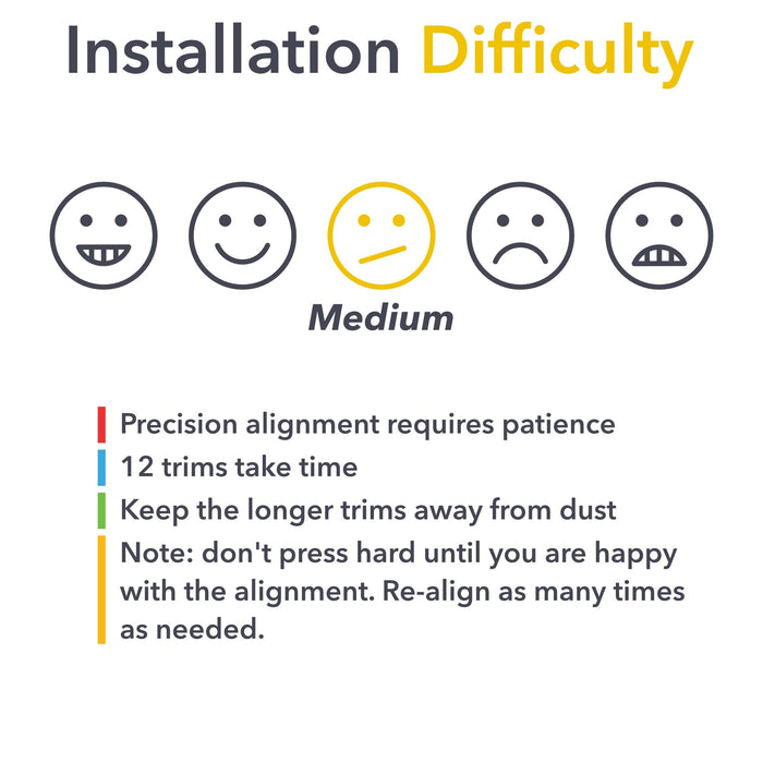 Interior Vinyl Wrap Kit | Tesla Model X 2021-2026 (Refresh)- Plaid Style Black Carbon Fiber