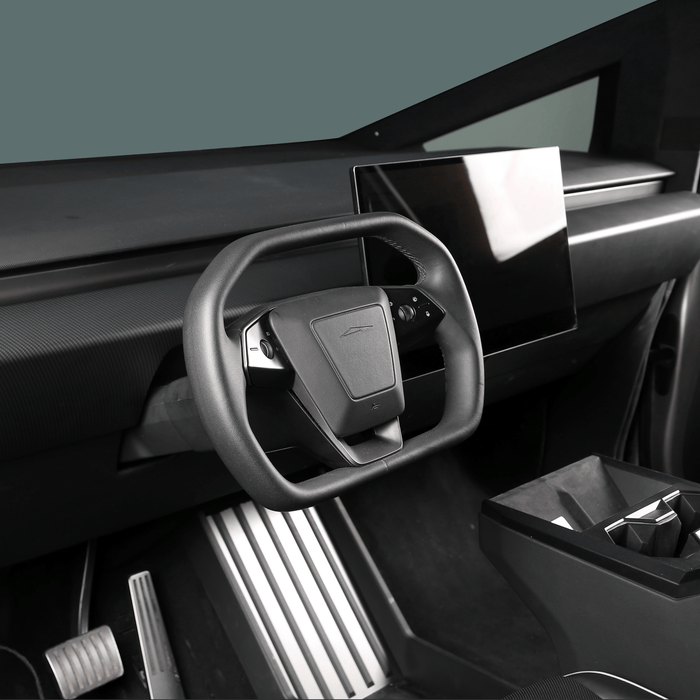 [Carbon Fiber Pattern ABS] Dashboard Cover For Cybertruck (2 PCS)