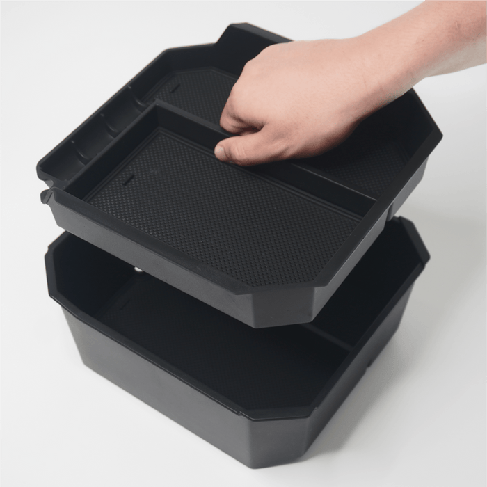 Tesla Cybertruck Double Layer Console Organizer