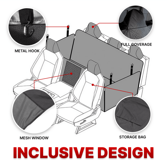 Tesla Cybertruck Pet Rear Seat Cover