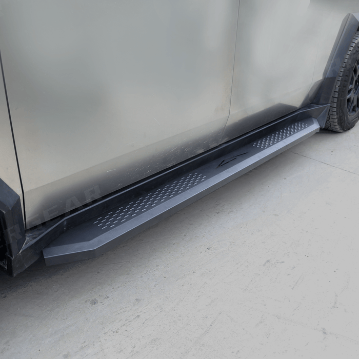 Tesla Cybertruck Running Board Set Nerf Bars Side Steps Solid Design