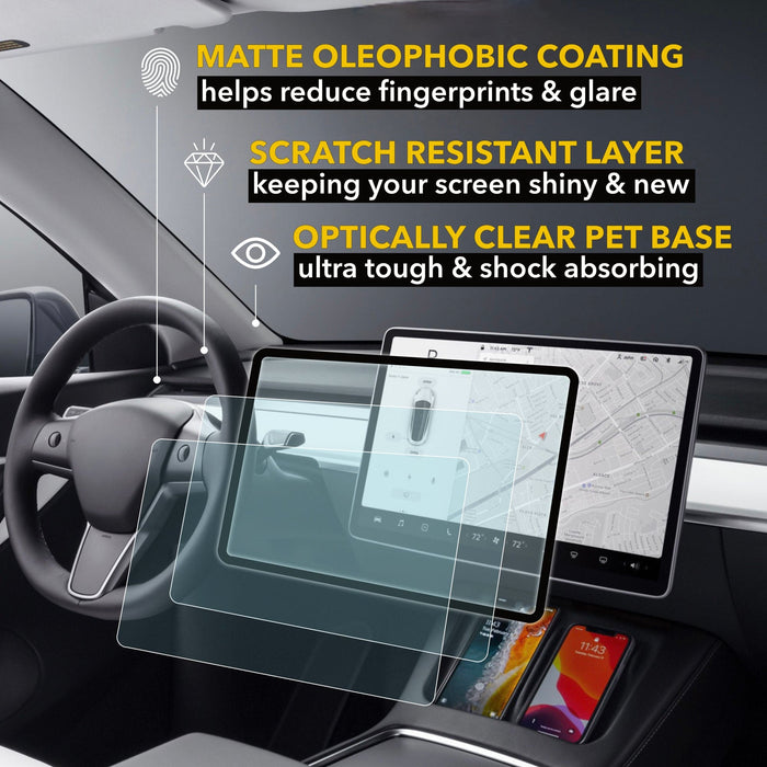 Tempered Glass Screen Protector | 2017-2023 Tesla Model 3 & 2021-2025 Tesla Model Y