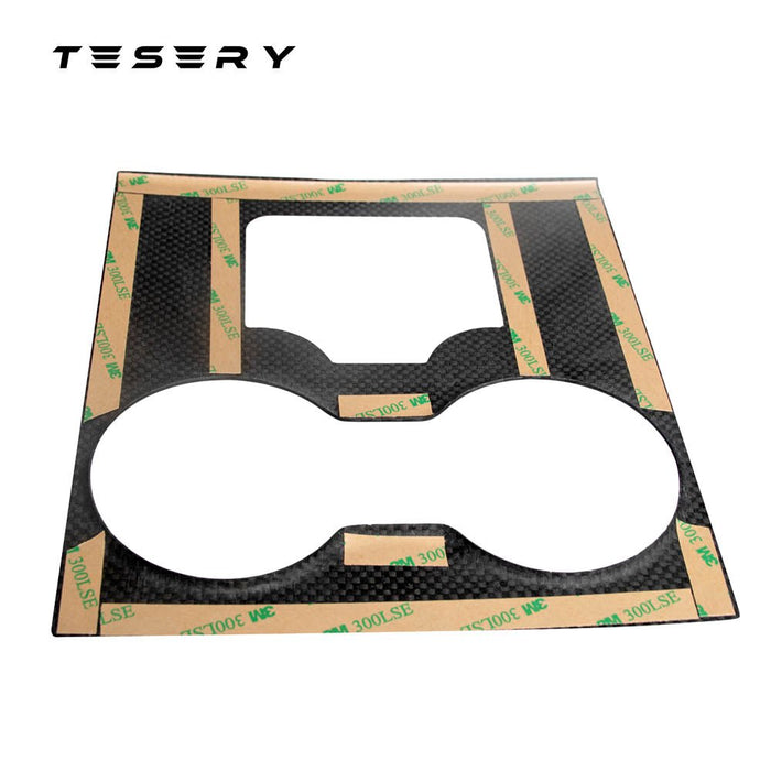 Tesla Model 3 / Y Center Console Wrap Cover  (Gen. 1 & 2 & 3) - Carbon Fiber Interior Mods