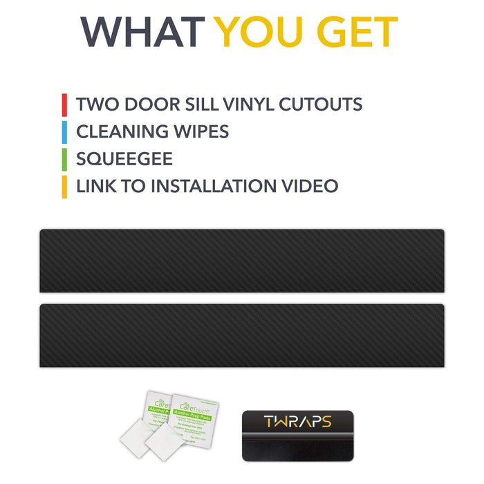 Door Sills Vinyl Covers | Tesla Model S 2021-2026