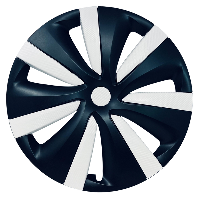 Tempest Wheels Vinyl Wrap | Carbon Fiber Film Decal for Tesla Model S 2021-2026