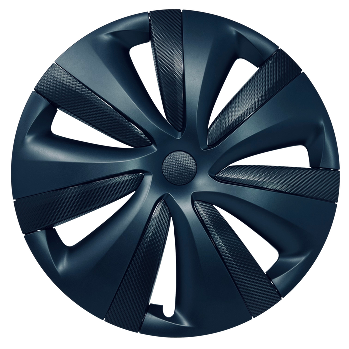 Tempest Wheels Vinyl Wrap | Carbon Fiber Film Decal for Tesla Model S 2021-2026