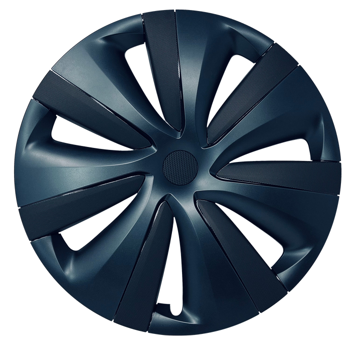 Tempest Wheels Vinyl Wrap | Carbon Fiber Film Decal for Tesla Model S 2021-2026