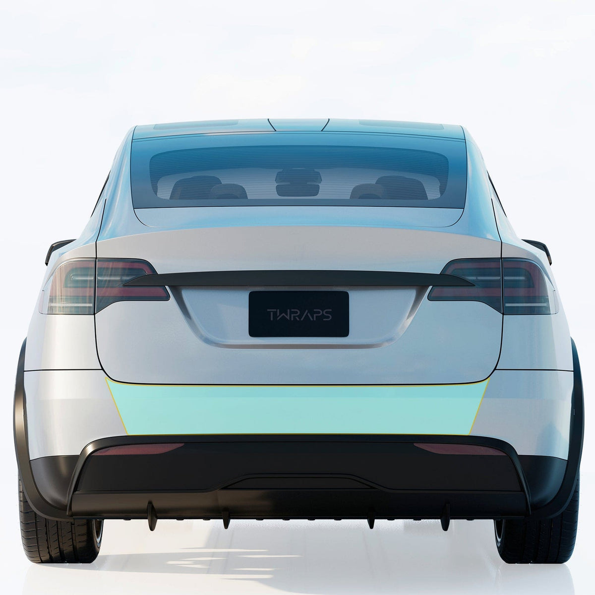Trunk Rear Bumper PPF | Paint Protection Film for Tesla Model X | EV Bandit