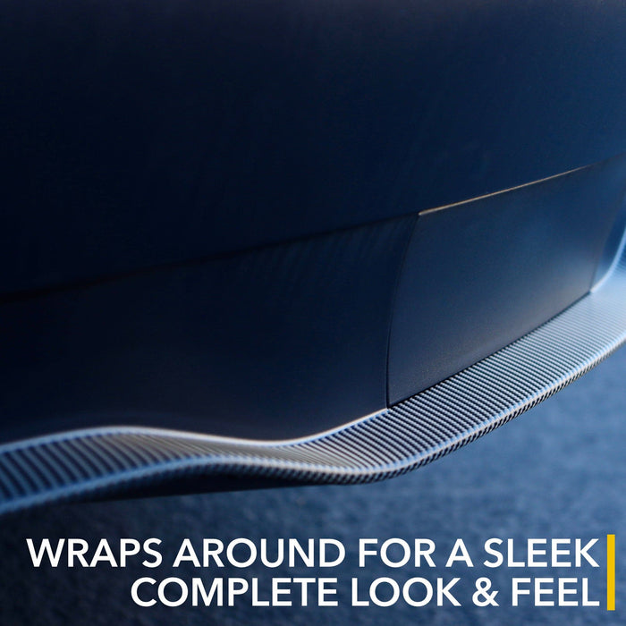 Diffuser Lip Wrap | Carbon Fiber Decal for 2019-2025 Tesla Model Y