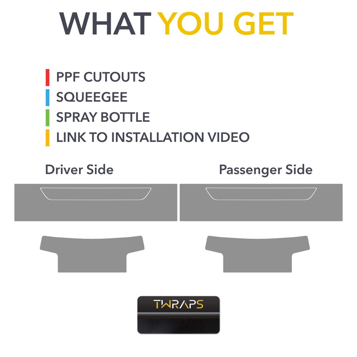 Door Entry PPF | Paint Protection Film for 2019-2025 Tesla Model Y