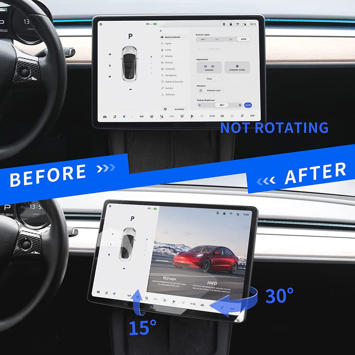 Model Y / Model 3 Highland Screen Swivel Rotating Mount Kit (Fits RHD & LHD) | TESERY