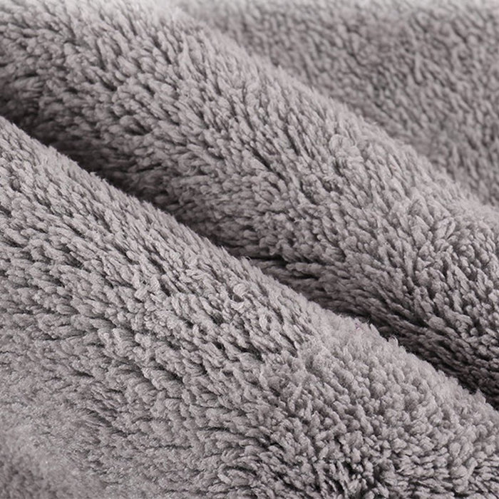 Premium Dual-Sided Microfiber Towel | 8x Absorbent | Coral Velvet + Suede | 28×20cm