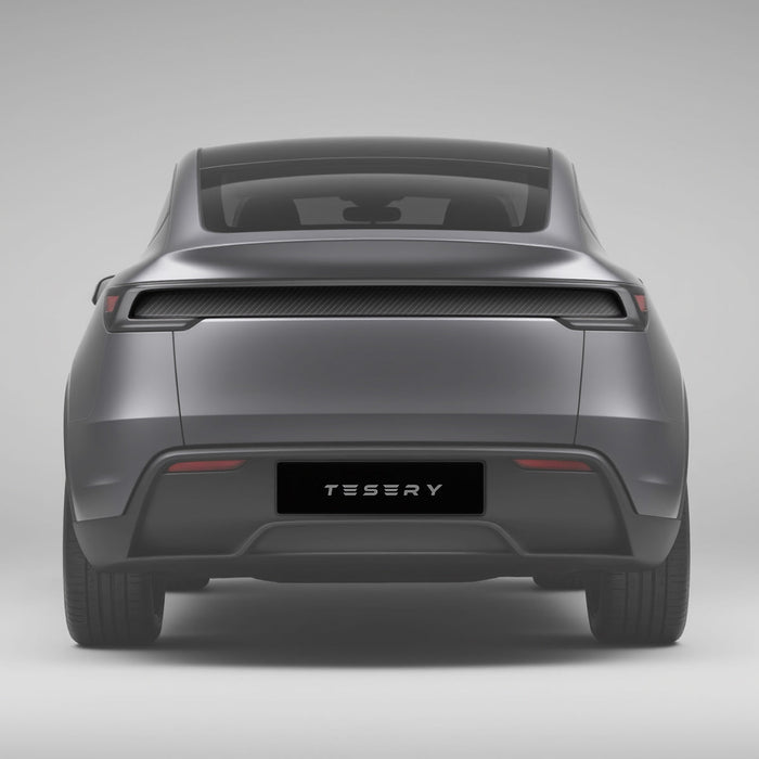 Trunk Tailgate Applique for Tesla Model Y Juniper - Real Dry Molded Carbon Fiber