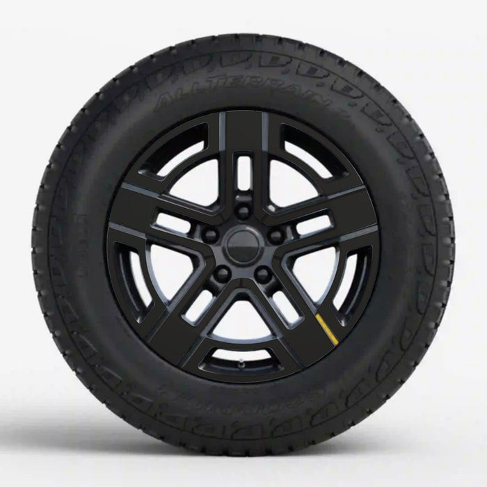Wheels Vinyl Covers | Spokes Color Wrap Chrome Delete for Rivian R1T & Rivian R1S
