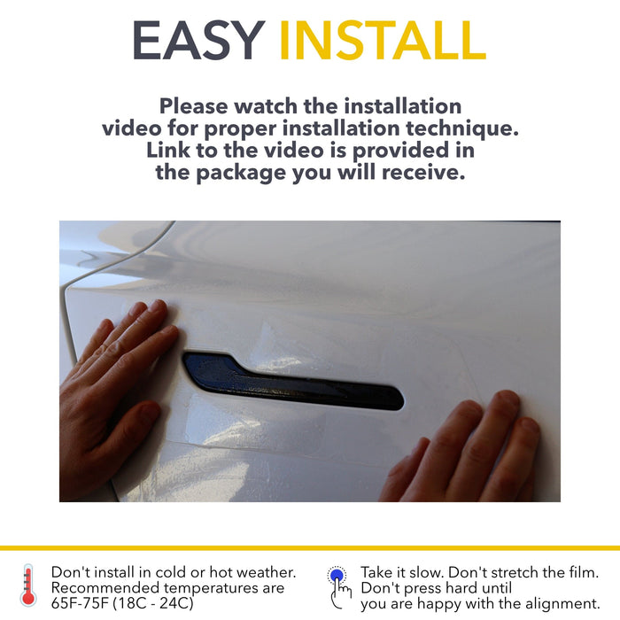 Door Handles PPF | Anti-Scratch Paint Protection Film for Tesla Tesla Model 3 / Model Y