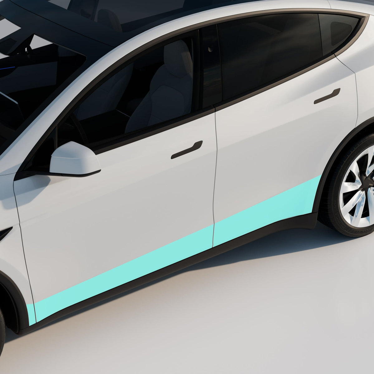 Lower Doors PPF | Tesla Model Y Rockers Area Paint Protection Film | EV ...