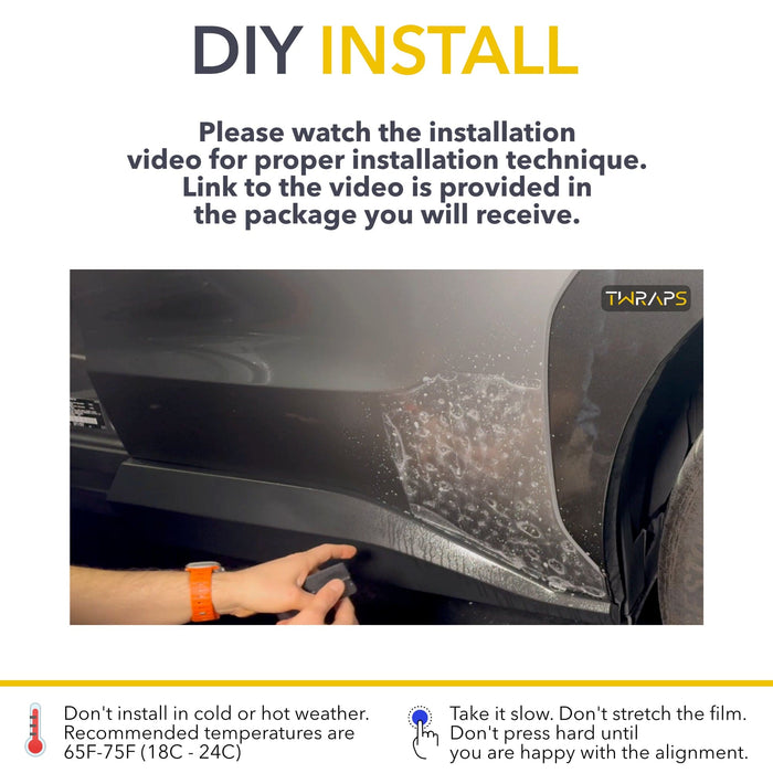 Rear Fenders PPF | Paint Protection Film for Toyota bZ4X 2024 2025