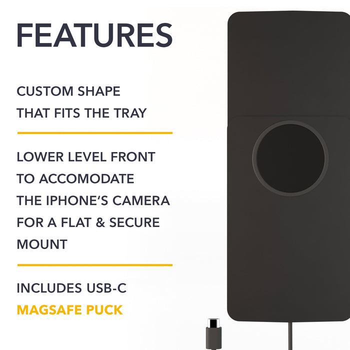 Armrest Magnetic Wireless Charging Pad | GMC Hummer EV, MagSafe Compatible