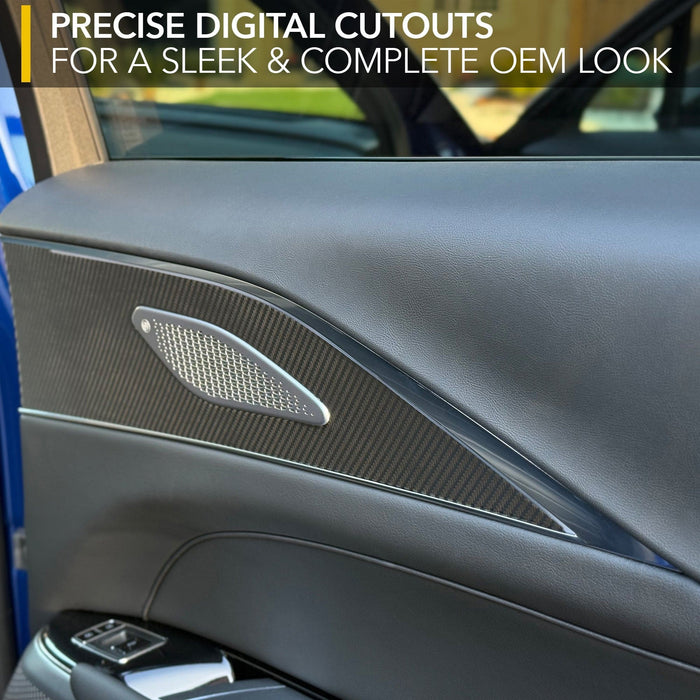 Interior Vinyl Wrap Kit | Cadillac LYRIQ 2023-2026 - Premium Carbon Fiber Style