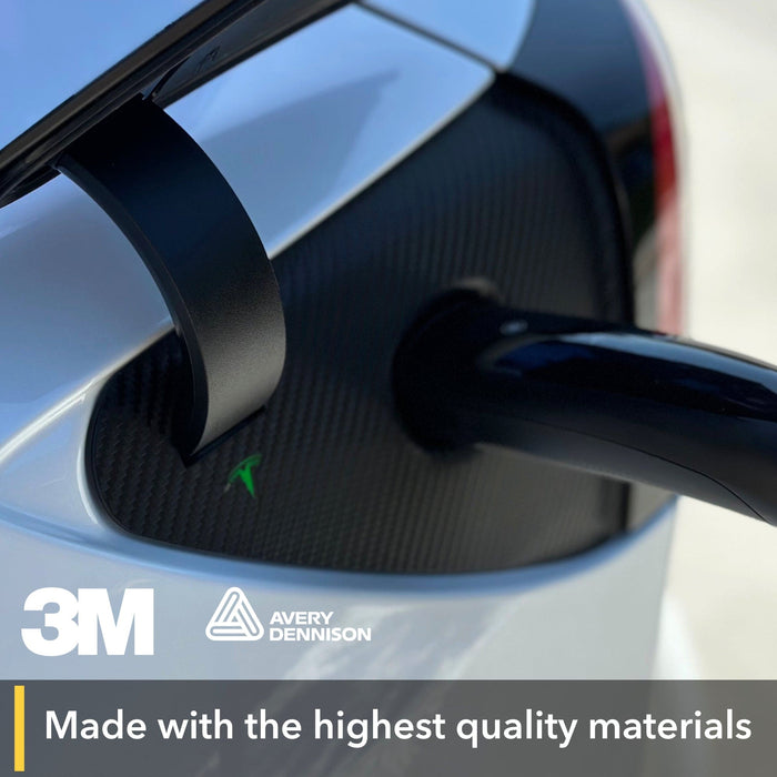Charge Port Carbon Fiber Wrap | Tesla Model 3 Highland & Model Y Juniper