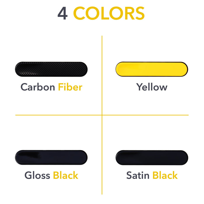 Door Handles Vinyl Covers | Rivian R1T / R1S 2021-2026 Carbon Fiber Wrap