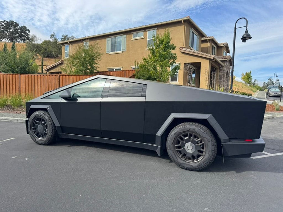 Matte Black Cybertruck Wrap - Premium Color Infused PPF