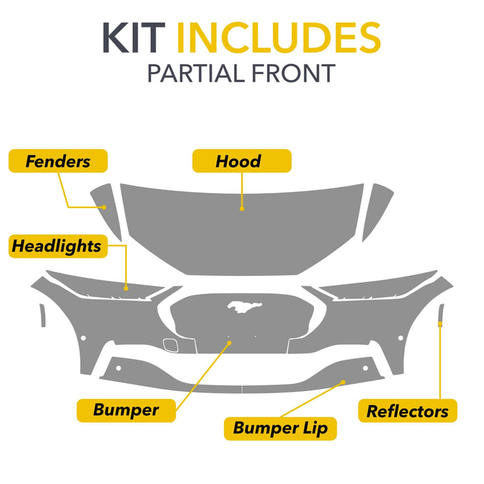 Full Front PPF | Paint Protection Film for Mustang Mach-E