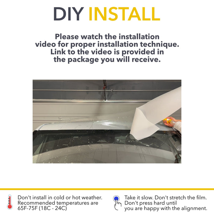 Header Panel PPF |  Paint Protection Film for Rivian R1S 2022-2026