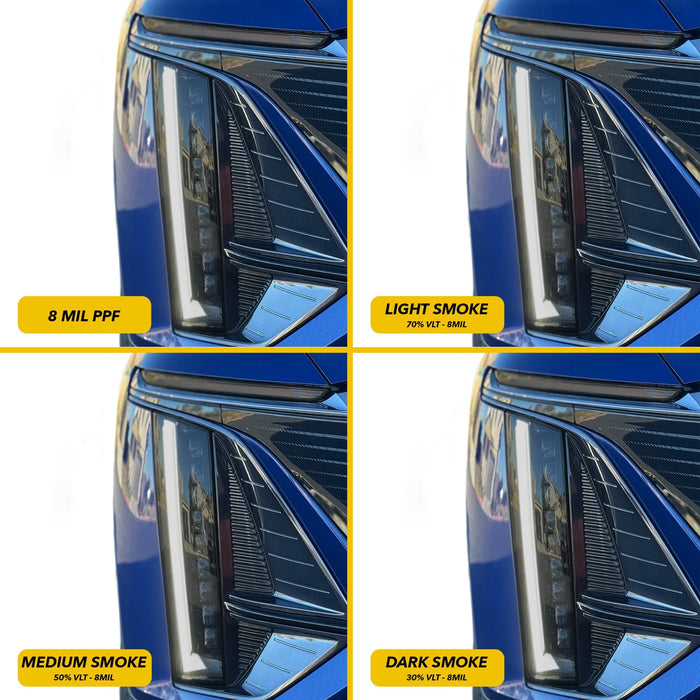 Headlights Tint PPF | Cadillac LYRIQ 2023-2026 - Smokey Headlamp Cover