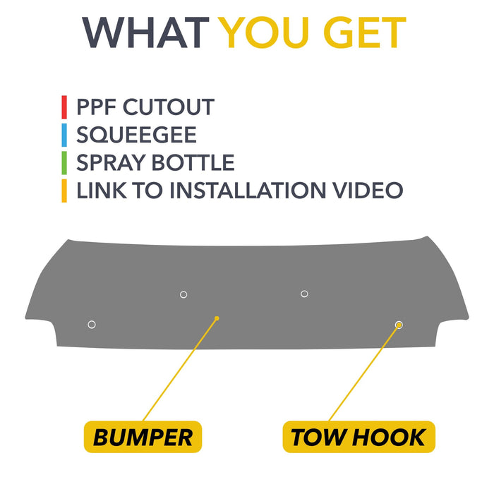 Mini Bumper PPF | Toyota bZ4X 2024-2025 - Paint Protection Film Cover