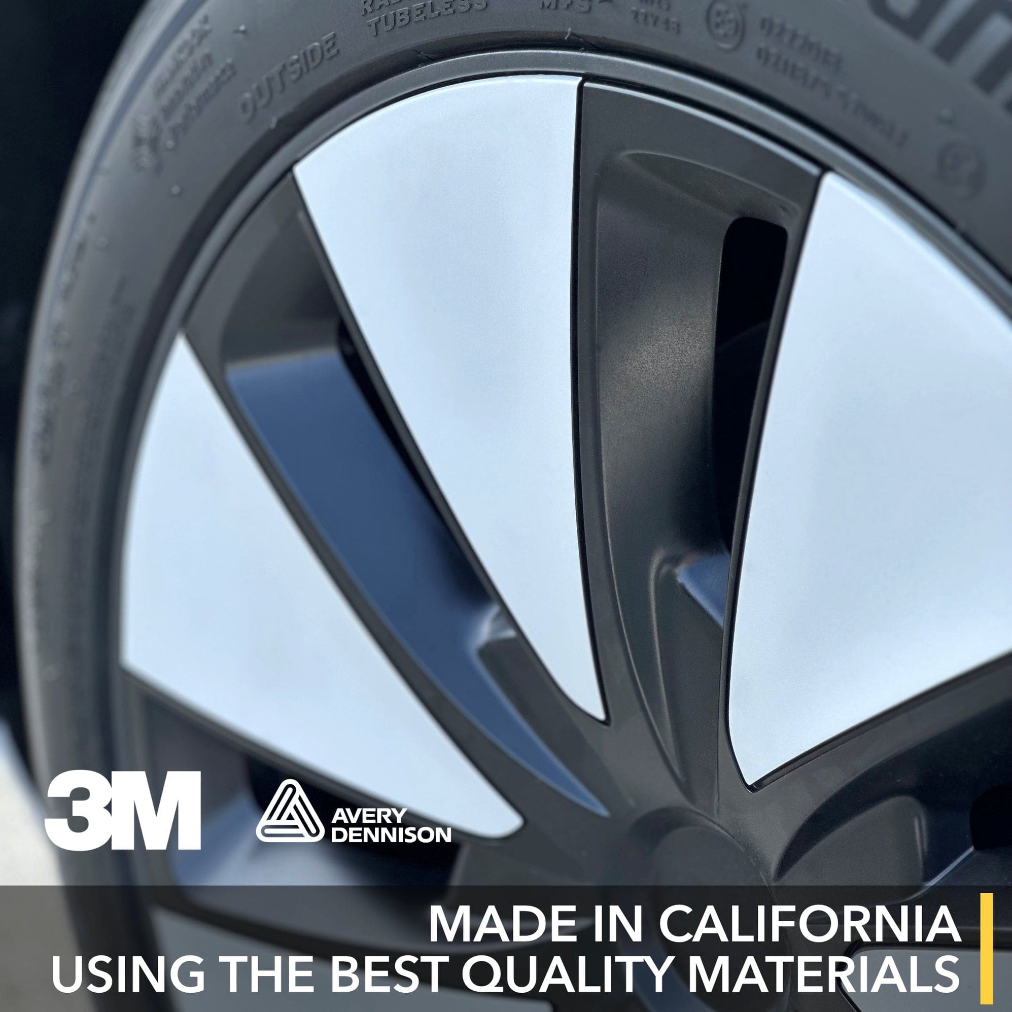 Photon Wheels Vinyl Covers | Tesla Model 3 Highland | EV Bandit