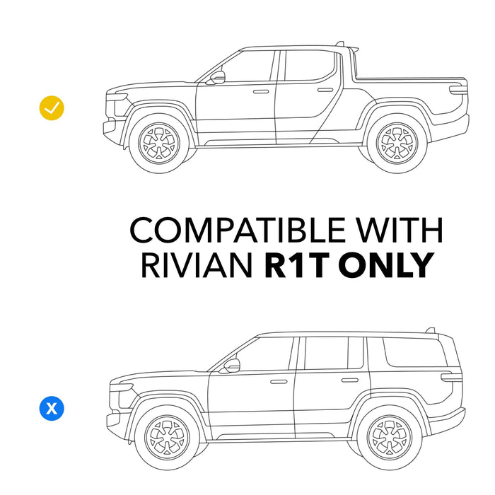 Rear Seats Under-Storage Divider | for Rivian R1T