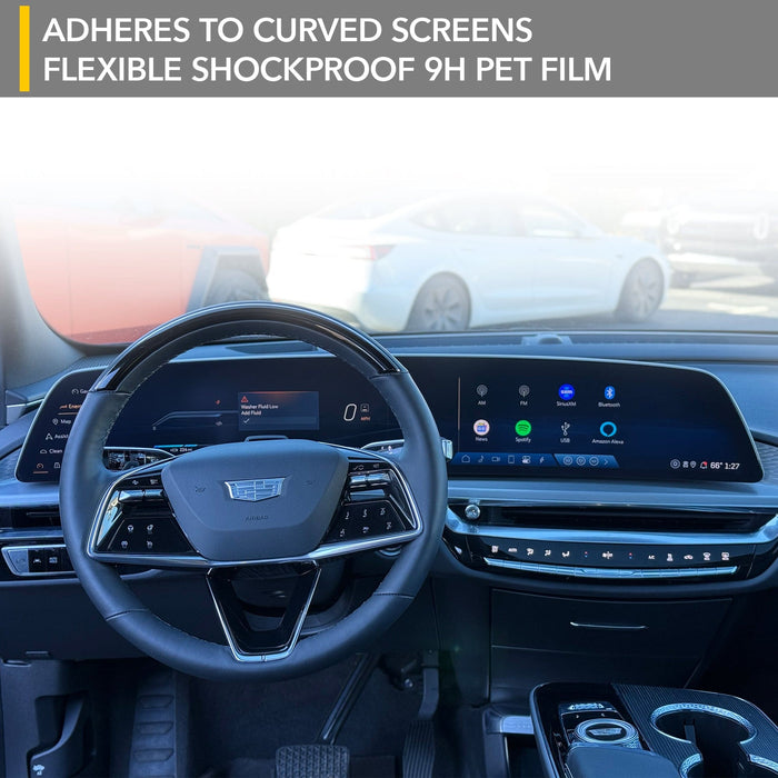 Screen Protectors | 9H PET for Cadillac LYRIQ, OPTIQ, VISTIQ, XT4, CT5