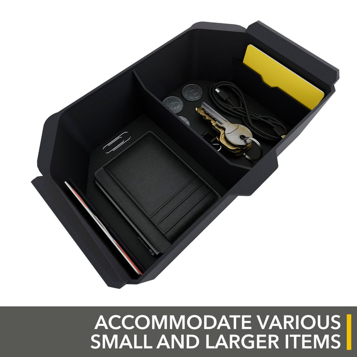 Slidable Half Armrest Organizer | Tesla Cybertruck - Center Console ...